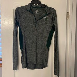 Half Zip Michigan State